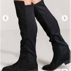 NWOT! Faux suede knee high boots